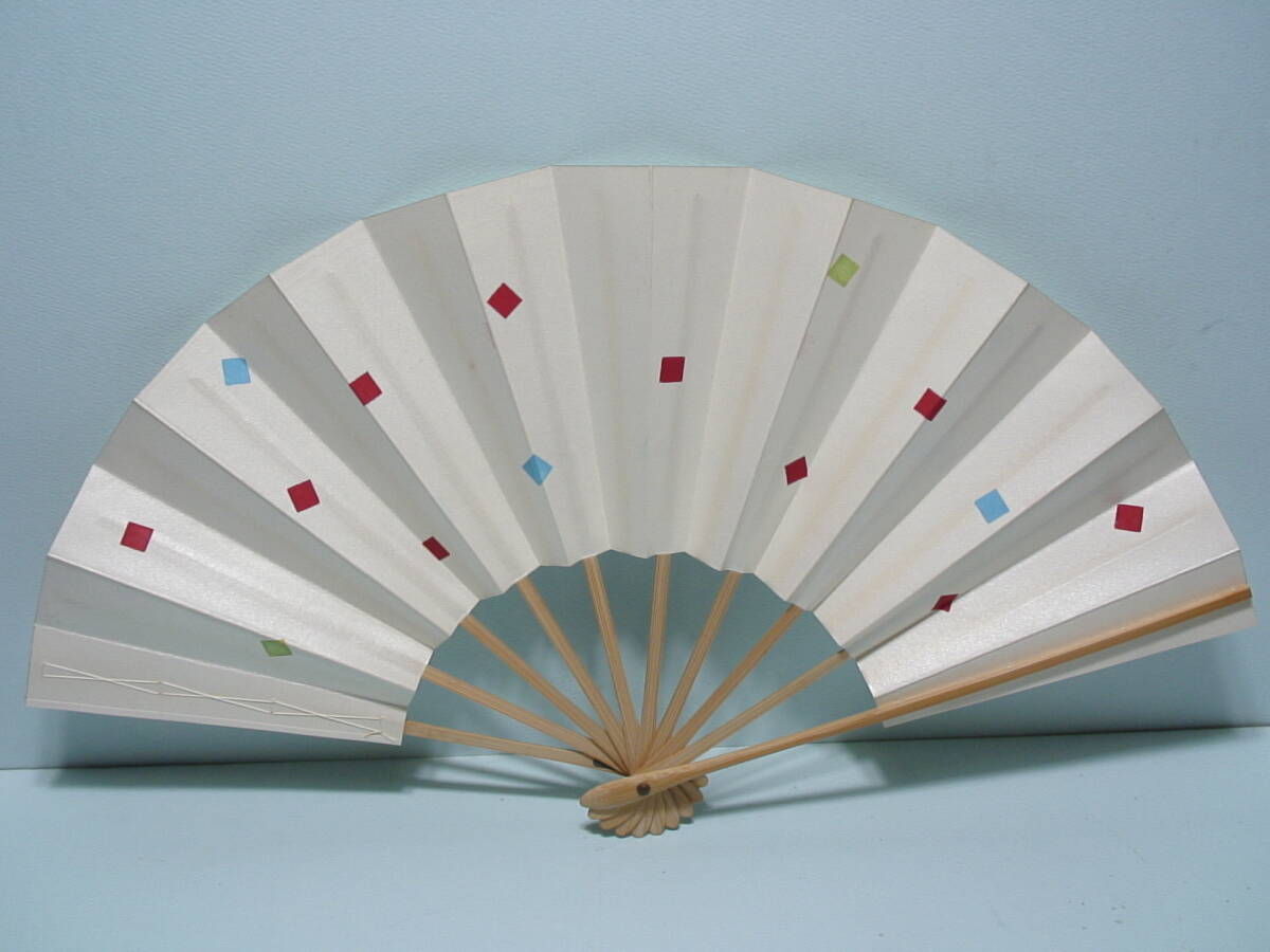  Ginza ... made Mai . Mai fan kabuki Japan dancing bamboo . high class fan .. old ornament fan 