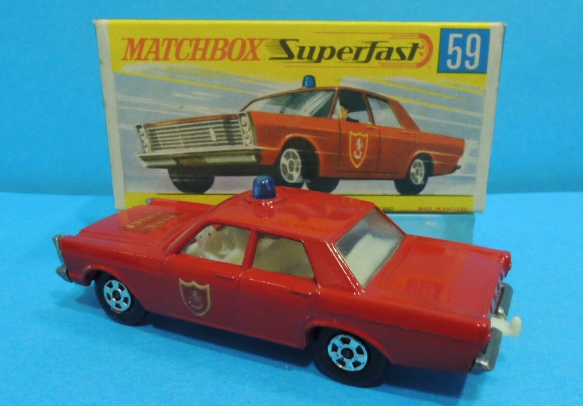 MATCHBOX 59 FIRE CHIEF CAR_画像4