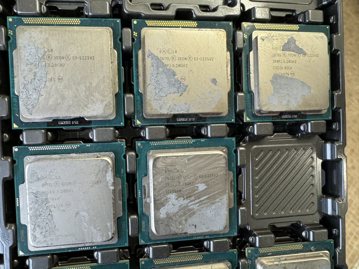 Intel XEON E3-1225V2、E3-1225V3 5枚セット の画像1