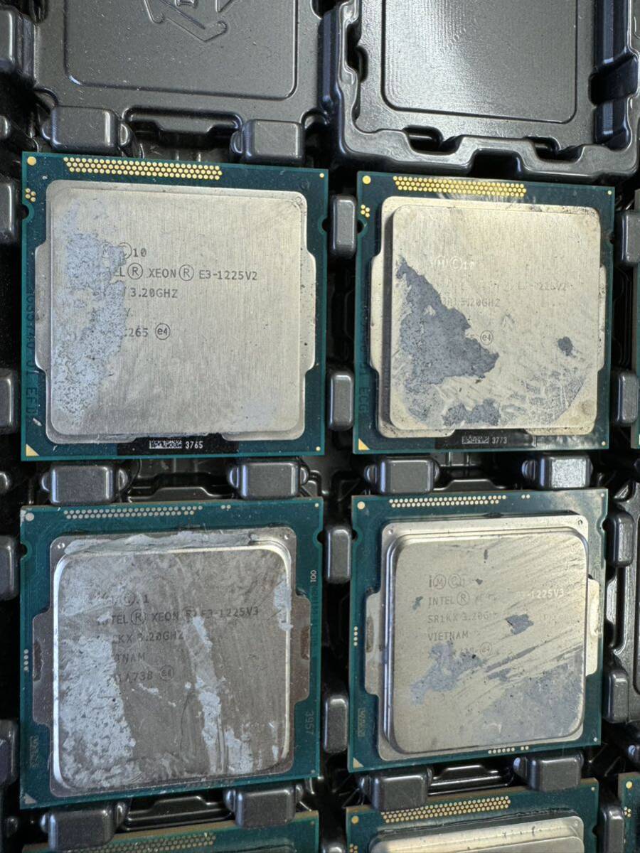 Intel XEON E3-1225V2、E3-1225V3 5枚セット の画像2
