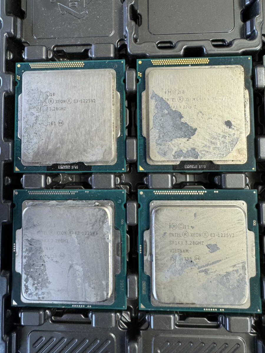 Intel XEON E3-1225V2、E3-1225V3 5枚セット の画像4