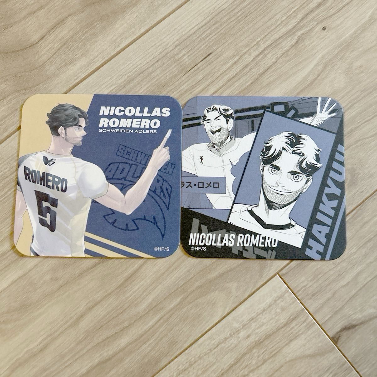 ハイキュー アートコースター Vリーグ 及川徹 星海光来 宮侑 ハイキュー アートコースター Vリーグ 及川徹 星海光来 宮侑