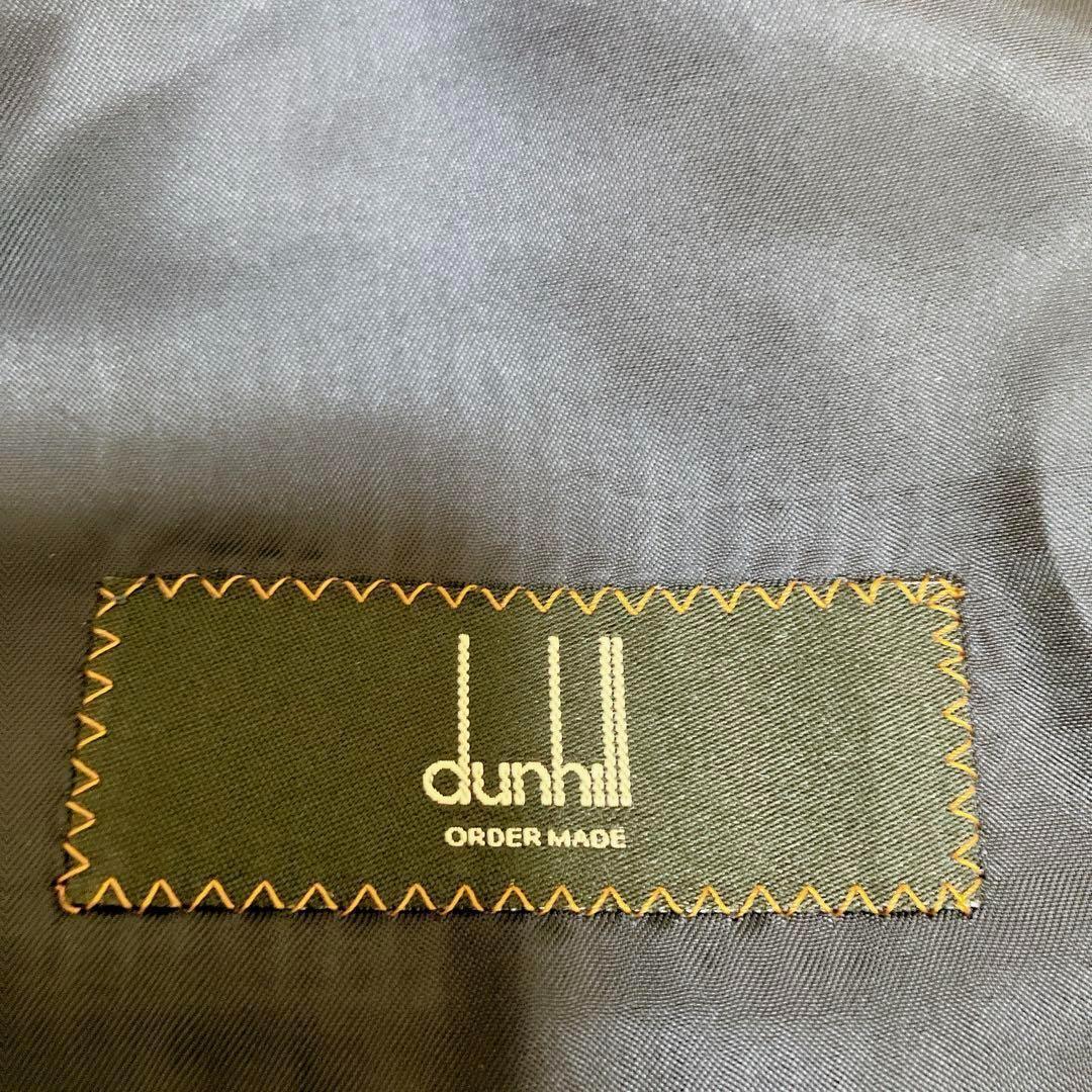 【高級美品】dunhill　ダンヒル Super120 カシミヤ テーラードジャケット　スーツ　ビジネス　仕事　通勤　ブラック_画像7