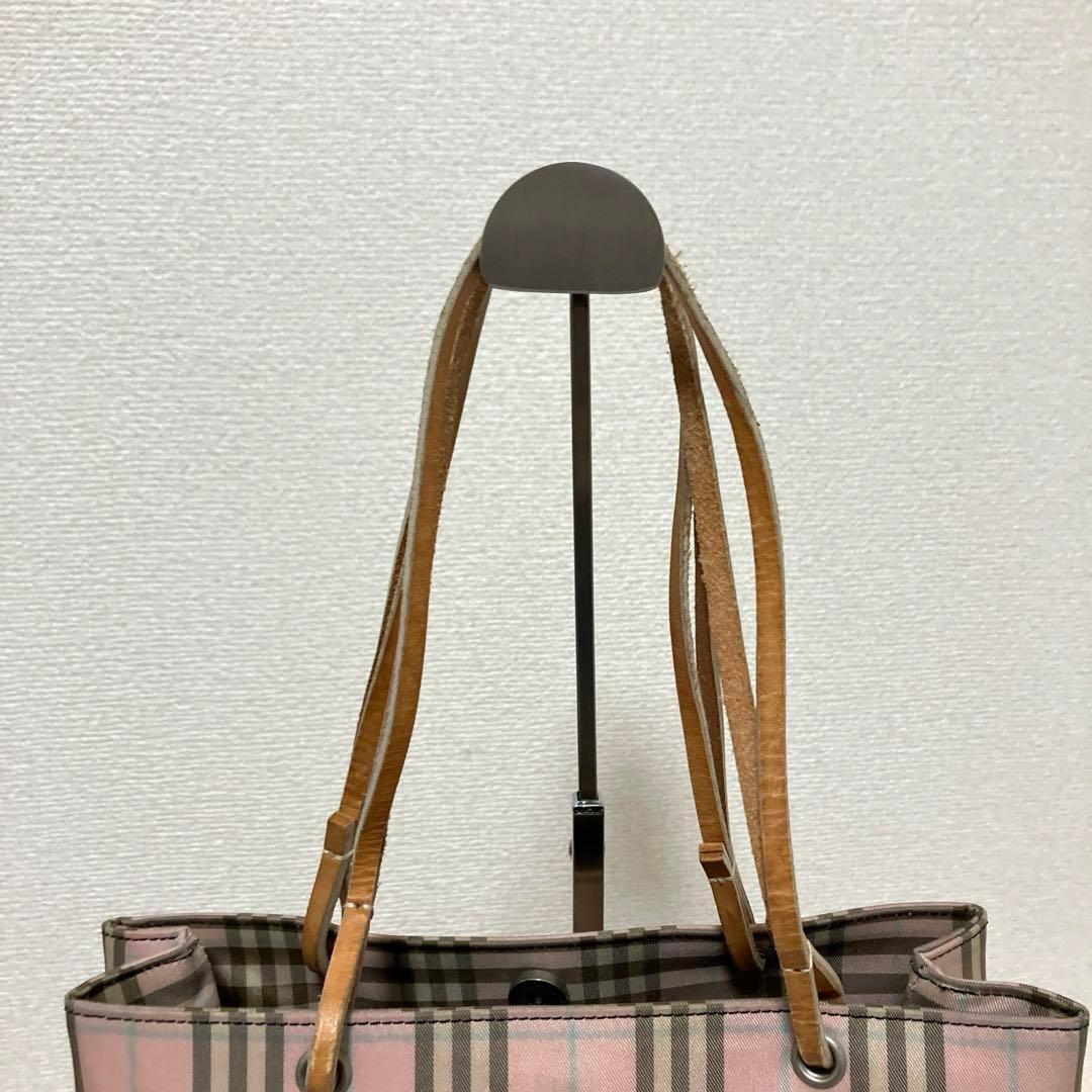 世界的高級なブランド　BURBERRY　バーバリー　ノヴァチェック　ハンドバッグ　トートバッグ　キャンバス_画像4