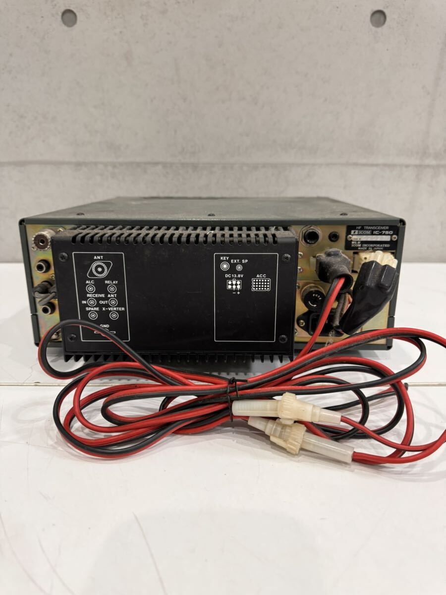 * ICOM Icom IC-750 HF приемопередатчик электризация не проверка Junk лот 0423HA
