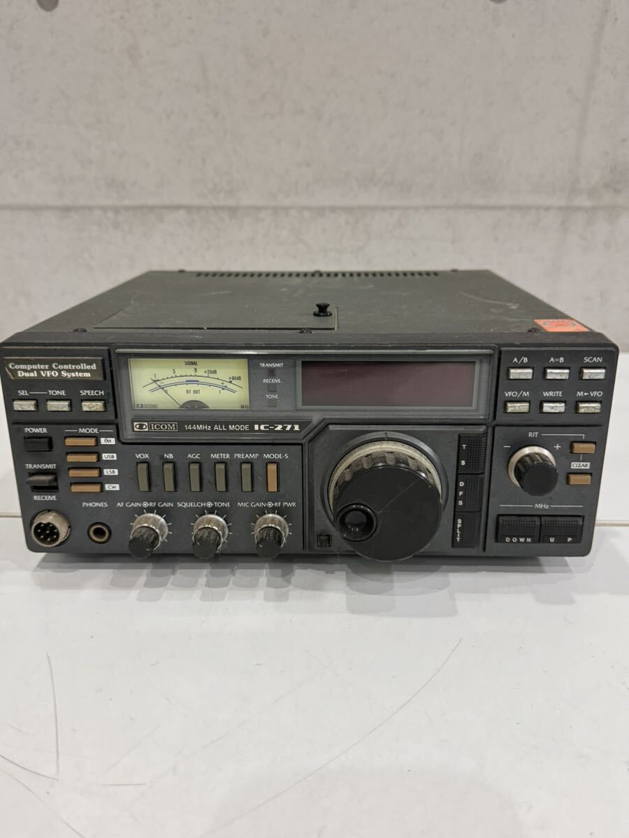 * ICOM Icom IC-271 VHF приемопередатчик all mode рация электризация не проверка Junk лот 0423HA