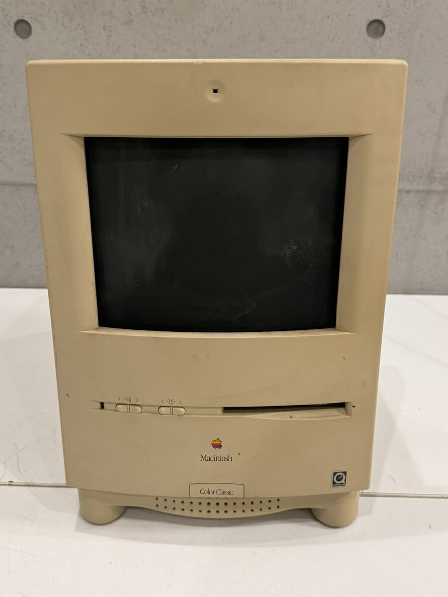 ★ Apple Macintosh Color Classic M1600 マッキントッシュ コンピューター パソコン 本体のみ 通電未確認 ジャンク出品 0430MNの画像1
