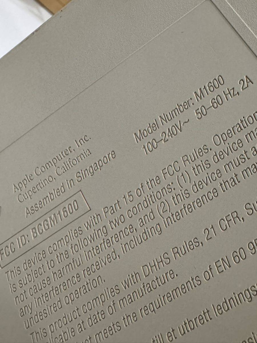 ★ Apple Macintosh Color Classic M1600 マッキントッシュ コンピューター パソコン 本体のみ 通電未確認 ジャンク出品 0430MNの画像9