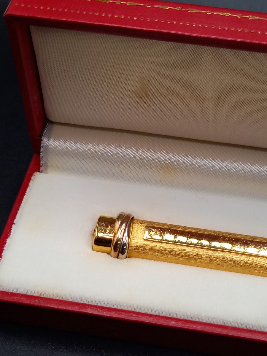 ★Cartier/カルティエ ボールペン ゴールドカラー キャップ式 0429SAの画像2