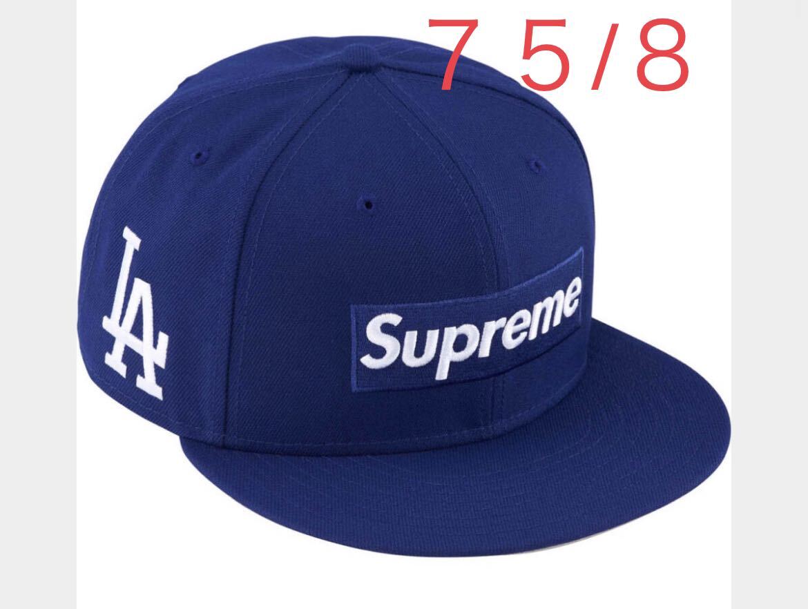 7 5/8サイズ Supreme 24SS MLB Teams Box Logo New Era シュプリーム ニューエラ Dark Royal Los Angeles Dodgers ドジャース 大谷の画像1