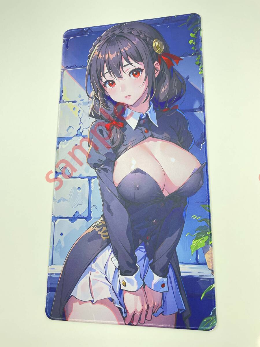 【1円スタート】プレイマット 制服 美少女 コスプレ 女子学生 ビキニ 巨乳 同人 ゆんゆん KONOSUBA Ｚ036-62の画像2