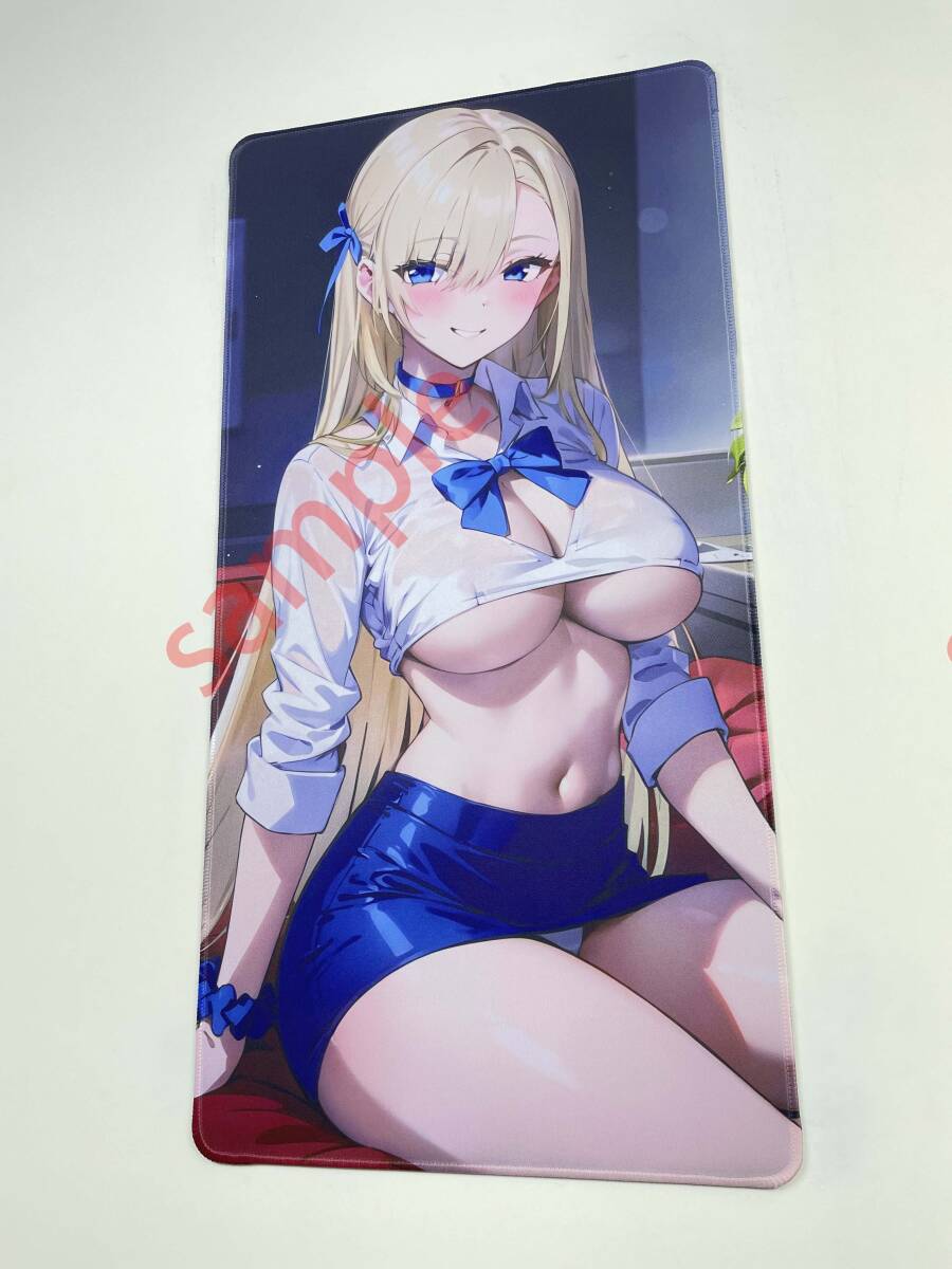 【1円スタート】プレイマット　制服 美少女 コスプレ 女子学生 ビキニ 巨乳　同人　一之瀬 アスナ 　Ｚ012-128_画像2