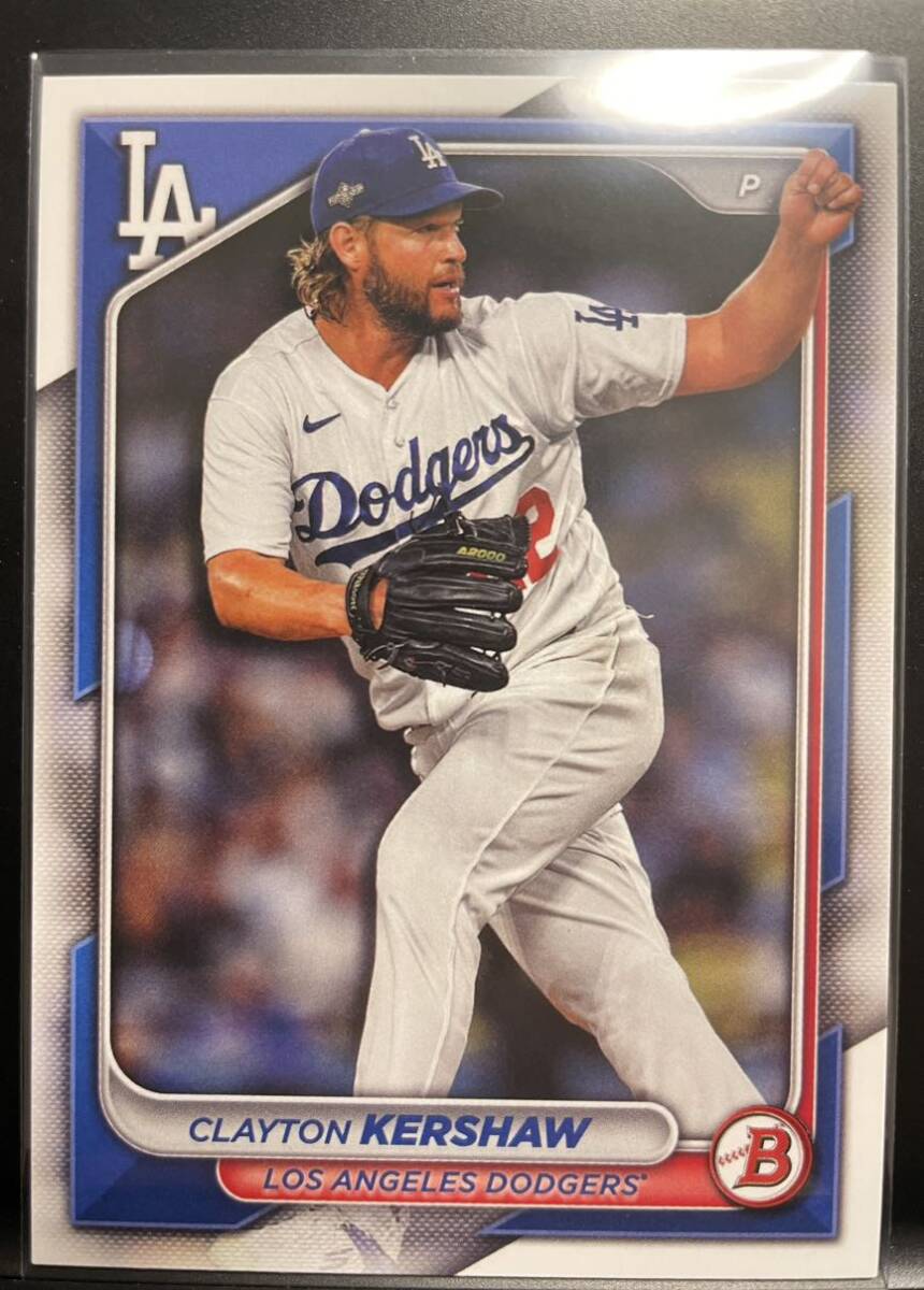 【2枚セット】ムーキーベッツ mookie betts クレイトンカーショー clayton kershaw Topps Bowman 2024 ドジャース dodgers_画像3