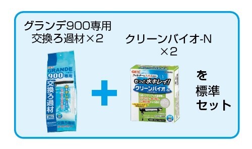 送料無料 ＧＥＸ グランデ９００ 90cm水槽用・上部フィルター 熱帯魚・アクアリウム/フィルター・エアレーション器具/フィルターの画像4