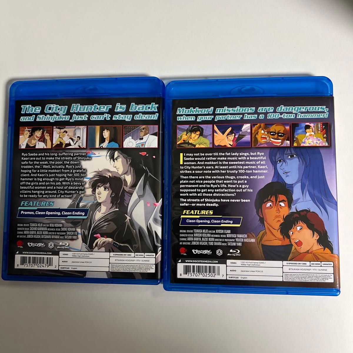 シティーハンター3 と91 北米版　 Blu-ray ブルーレイ