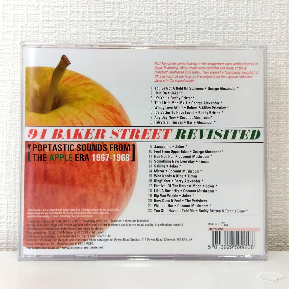 洋CD★ V.A. 94 Baker Street Revisited: Poptastic Sounds From The Apple Era retro920の画像3