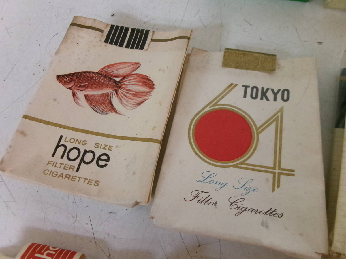 N-663【5-6】◎3 たばこ タバコ ディスプレイ用サンプル 空き箱 まとめて 当時物 レトロ パッケージ カード / hope CABIN ひびき 蘭 の画像10