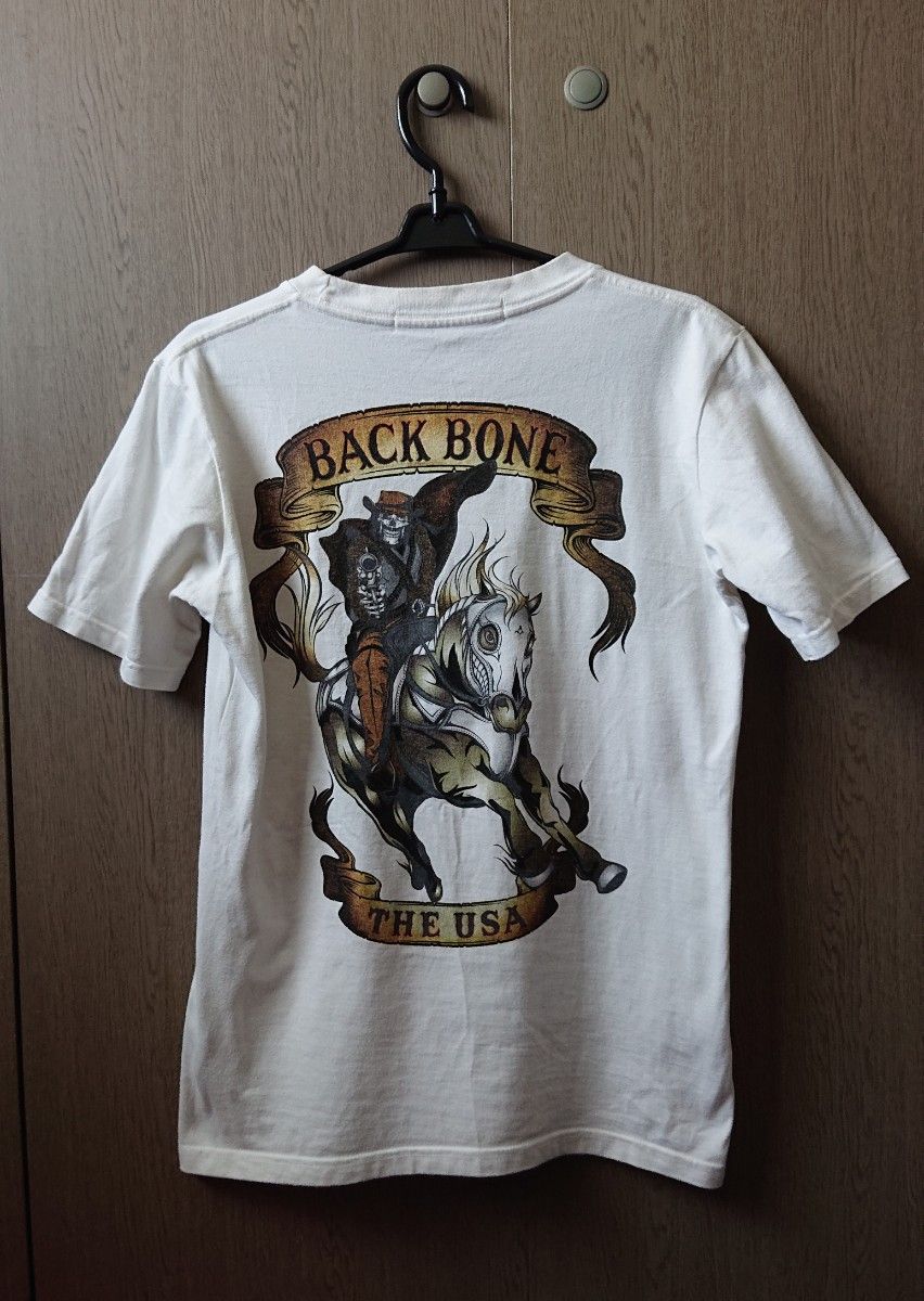 BACKBONE バックボーン 干支 馬 ホース Tシャツ 半袖 バックプリント