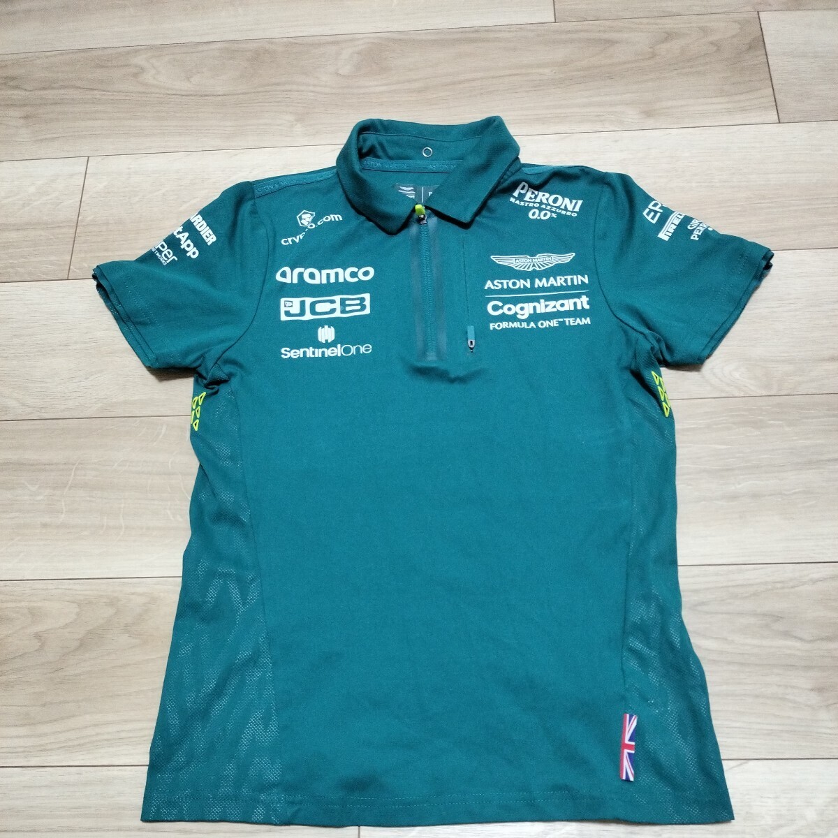 2022 Aston Martin *a Lamco * Cogu Nizan toF1 team supplied goods lady's polo-shirt S size not for sale beteru straw ru