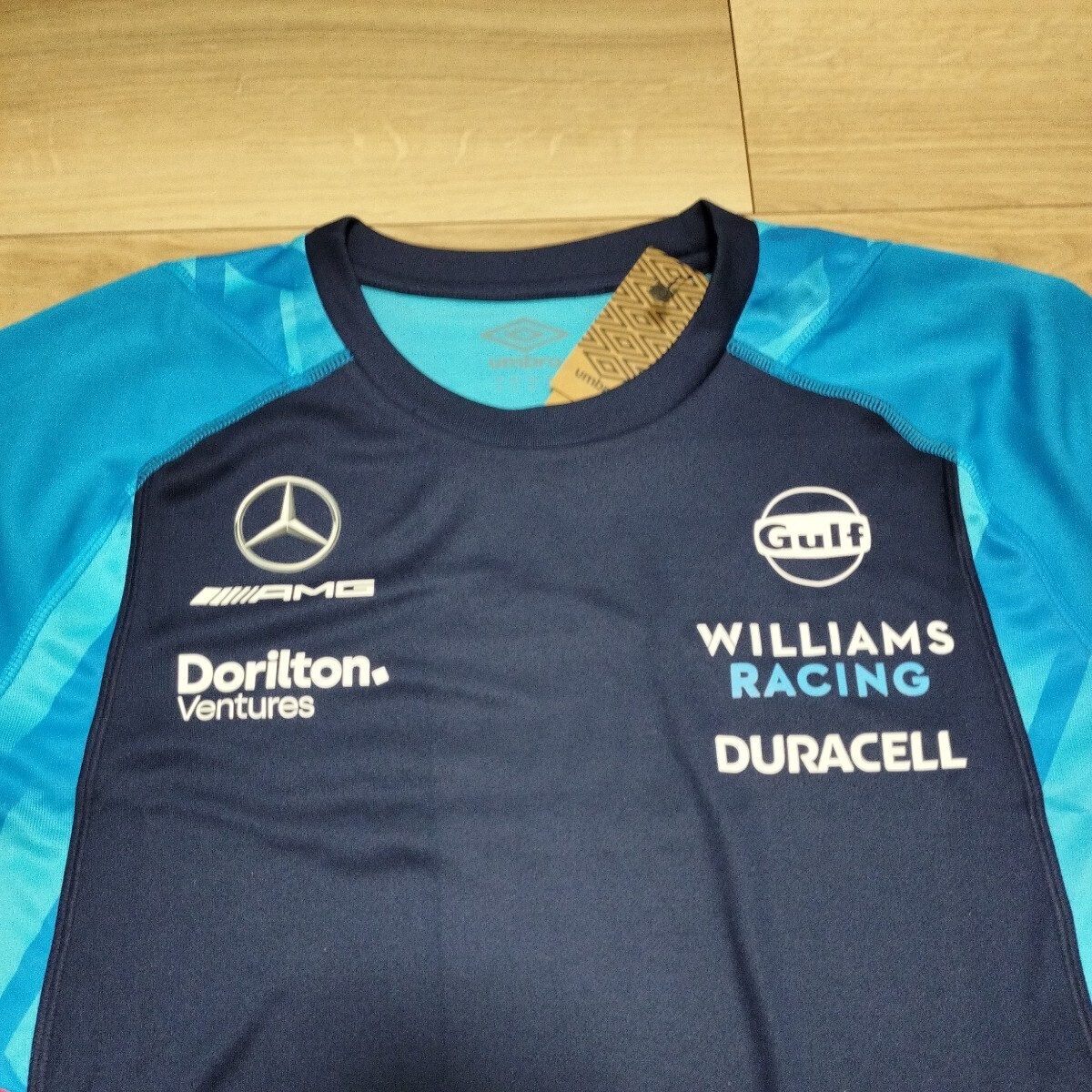 2023 Williams racing F1 team Official replica T-shirt XL size Japan 2XL size corresponding new goods arubon surge .ntoUMBRO