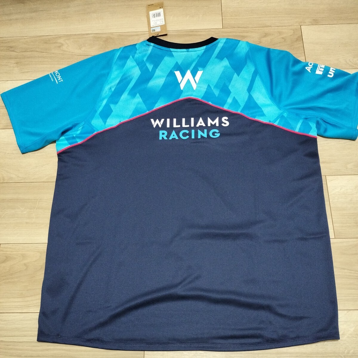 2023 Williams racing F1 team Official replica T-shirt XL size Japan 2XL size corresponding new goods arubon surge .ntoUMBRO