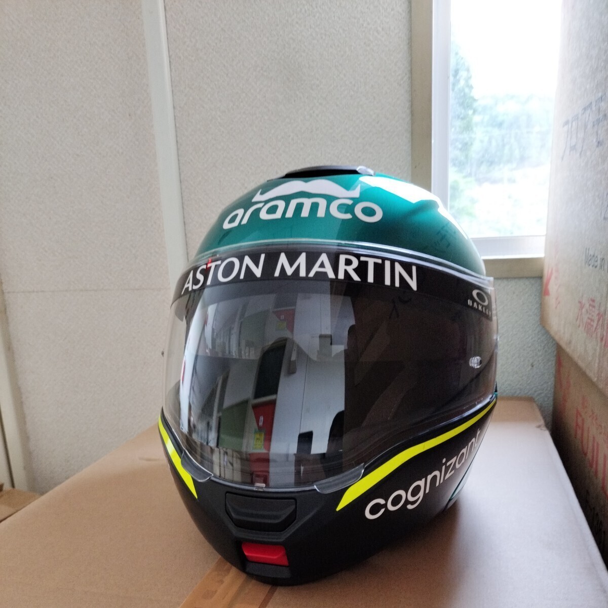 2023 Aston Martin *a Lamco * Cogu Nizan toF1 team supplied goods pito Crew for full-face helmet not for sale Alonso 