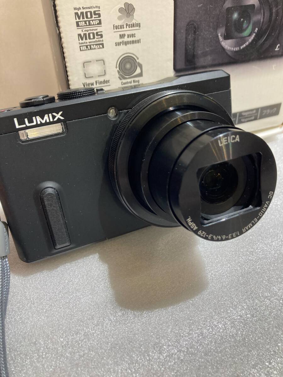 Panasonic パナソニック LUMIX ルミックス DMC-TZ60 ブラック コンパクトデジタルカメラ 電源確認済み 保管品_画像6
