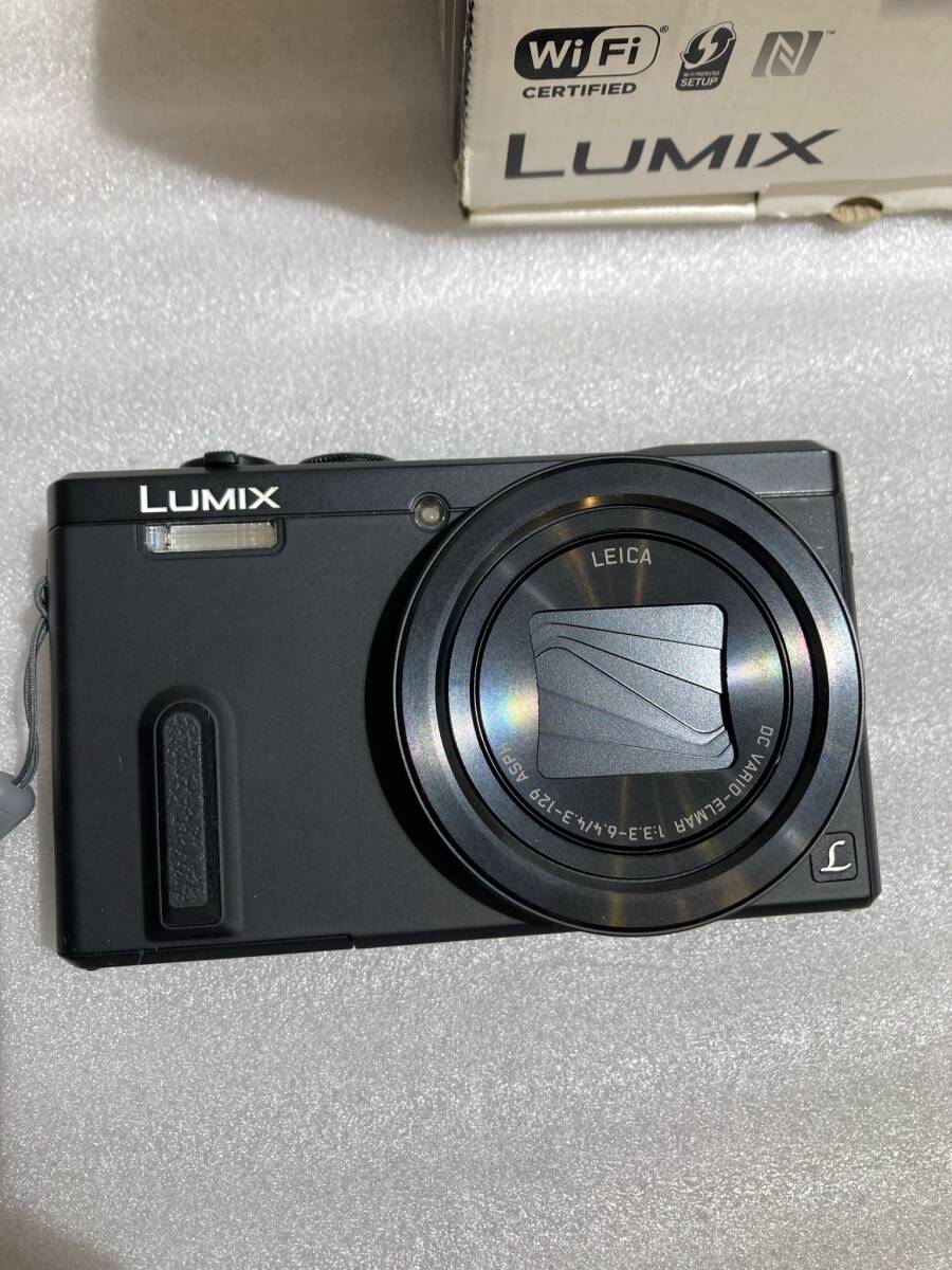 Panasonic パナソニック LUMIX ルミックス DMC-TZ60 ブラック コンパクトデジタルカメラ 電源確認済み 保管品_画像2