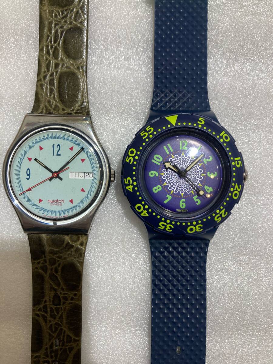 SWATCH スウォッチ 腕時計 ジャンク品 コレクション 5点 セット まとめ まとめて まとめ売り_画像4