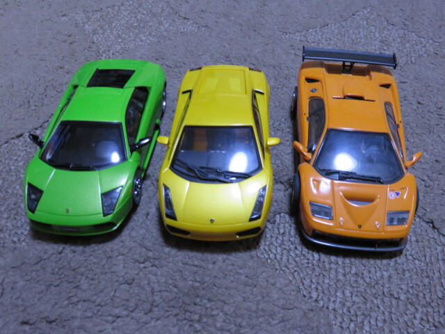 * used slot car Auto Art Lamborghini 3 pcs. set 1/32