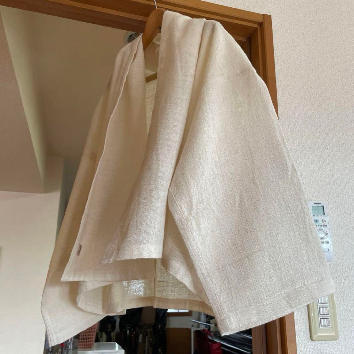 美品 うさとの服 麻綿 上下ジャケット 生成 usaato ウサト 美品 うさとの服 麻綿 上下ジャケット 生成 usaato ウサト