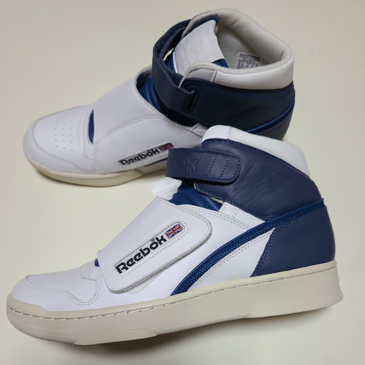 Reebok ALIEN STOMPER MID サイズUS10 リーボック エイリアンスタンパー 天然皮革 AQ9799 ホワイト ネイビー_画像3