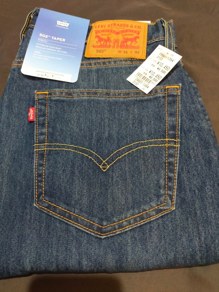 Levi's/リーバイス PERFORMANCE COOL 502テーパー ダークインディゴ W31 L32