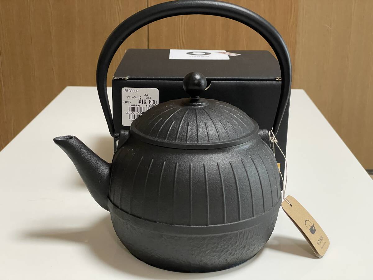 南部鉄器/鉄瓶　及源鋳造 OIGEN（オイゲン）八千草　1.2L　IH対応　美品_画像2