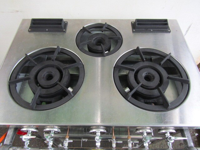 [ текущее состояние товар ]0tanicota Nico -3. газ плита S-TGR-90 LP газовый горелка 3.+ печь 1.2012 кухня W1000×D700×H800 O.05.17.no