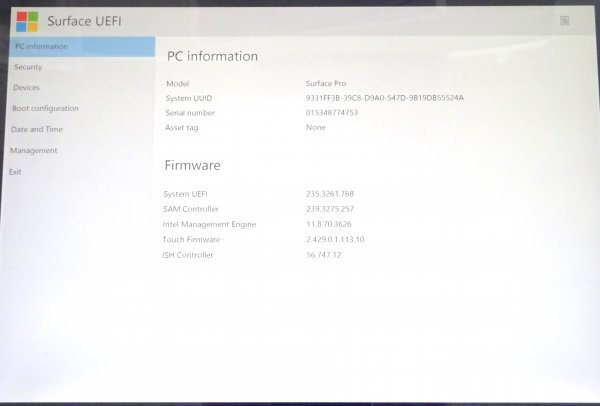 [ утиль / снятие деталей для ] планшетный компьютер Microsoft Surface Pro Model:1796 память 8GB/SSD256GB аккумулятор расширение @J179