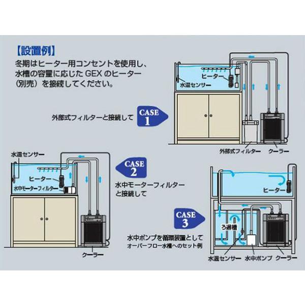 対応水量350L GEX ジェックス クールウェイ BK-C420 水槽用クーラー 送料無料 但、一部地域除_画像3