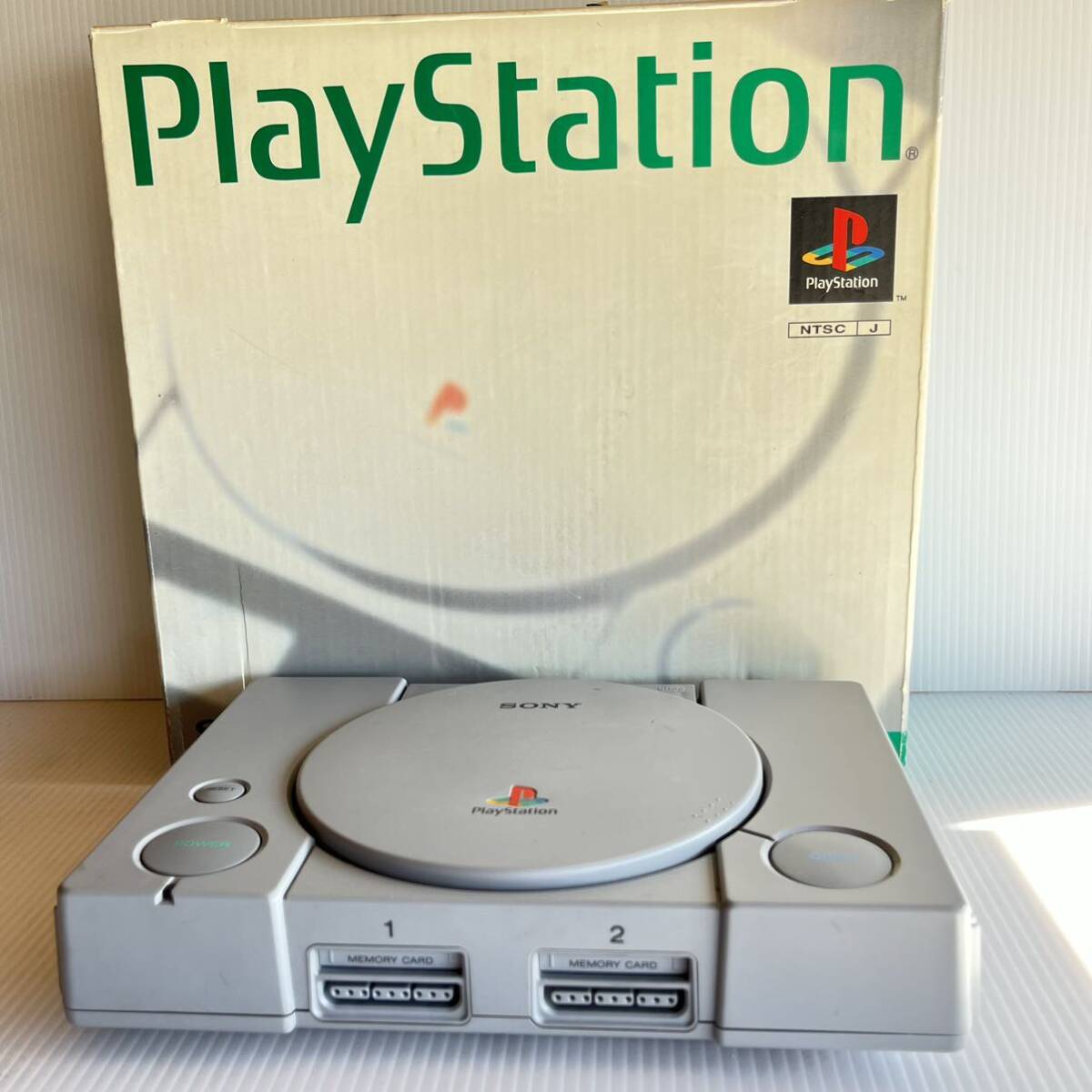 * box attaching *SONY PlayStation first generation SCPH-5000 game machine PlayStation PlayStation toy instructions attaching 