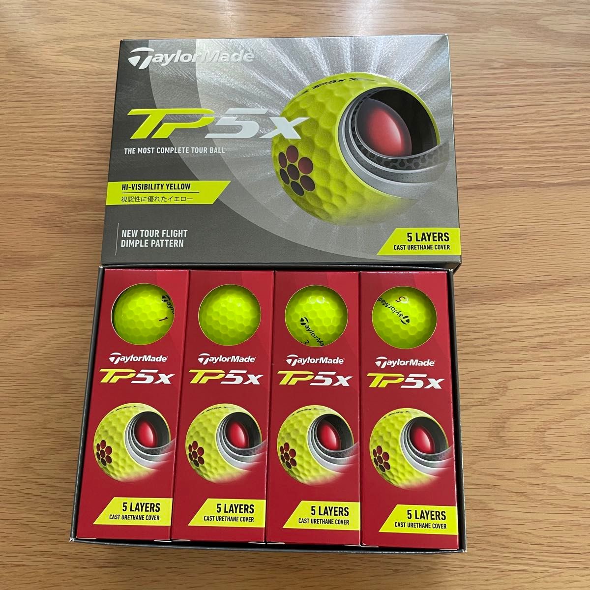 TaylorMade テーラーメイド TP5 x イエロー 2021年モデル 1 ダース