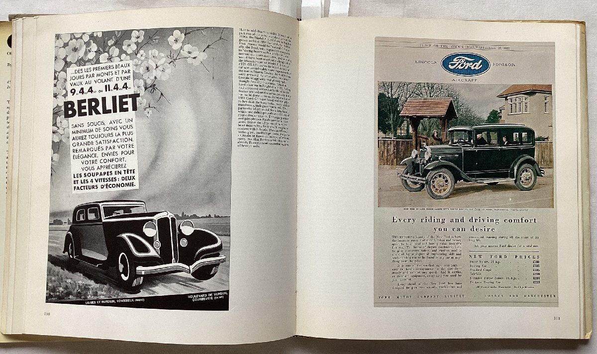 ★[A13046・特価大判洋書 CARS OF THE THIRTIES AND FORTIES ] 1930年代、1940年代の車たち。★_画像5