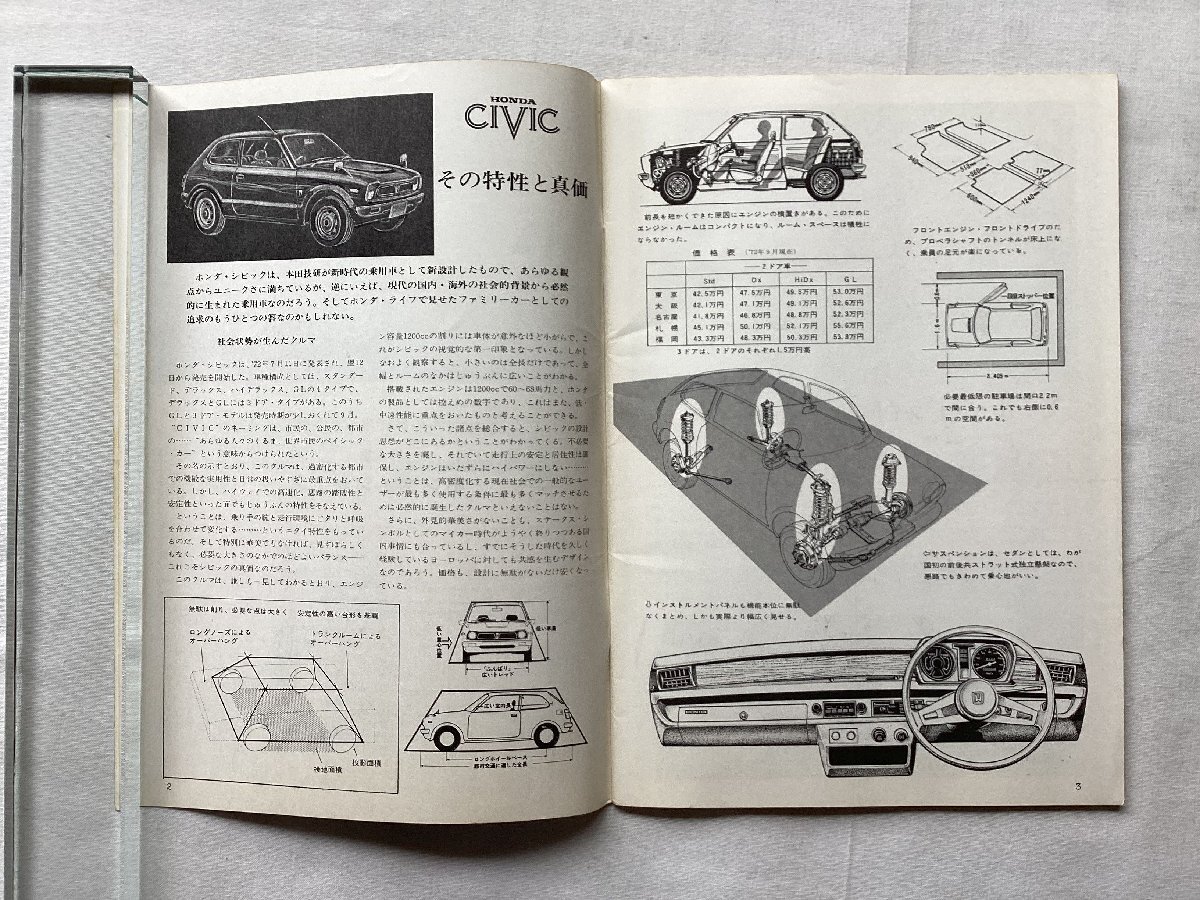 *[A62318* японский . произведение машина серии no. 2 сборник Honda * Civic ] HONDA CIVIC. в это время было использовано оригинал версия.*