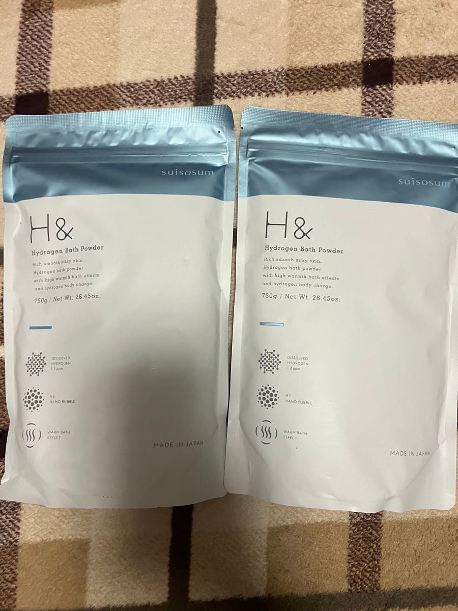 【匿名配送】H& アッシュアンド 入浴剤 750g 2個セット