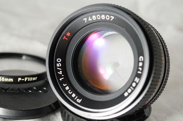 * beautiful goods * Contax Carl Zeiss 50mm F1.4 MMJ Contax Planar lens /#3017