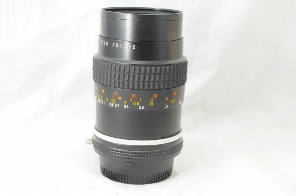 * beautiful goods *Nikon Nikon Ai-S Micro-NIKKOR 55mm F2.8 single burnt point macro micro MF lens /#2974