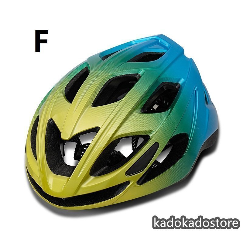 自転車 ヘルメット グラデーション サイクルヘルメット サイクリング 大人 通気性 自転車用 高剛性 通勤 オシャレ 軽い F_画像1