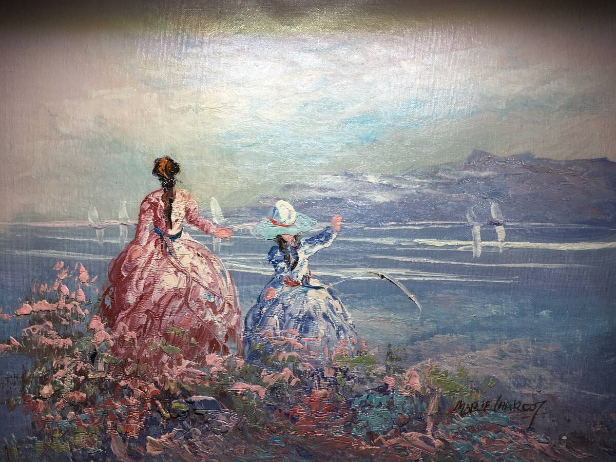 油彩 キャンバス サイン有り Yahoo!オークション - サイン有り 油彩画 風景画 キャンバス画