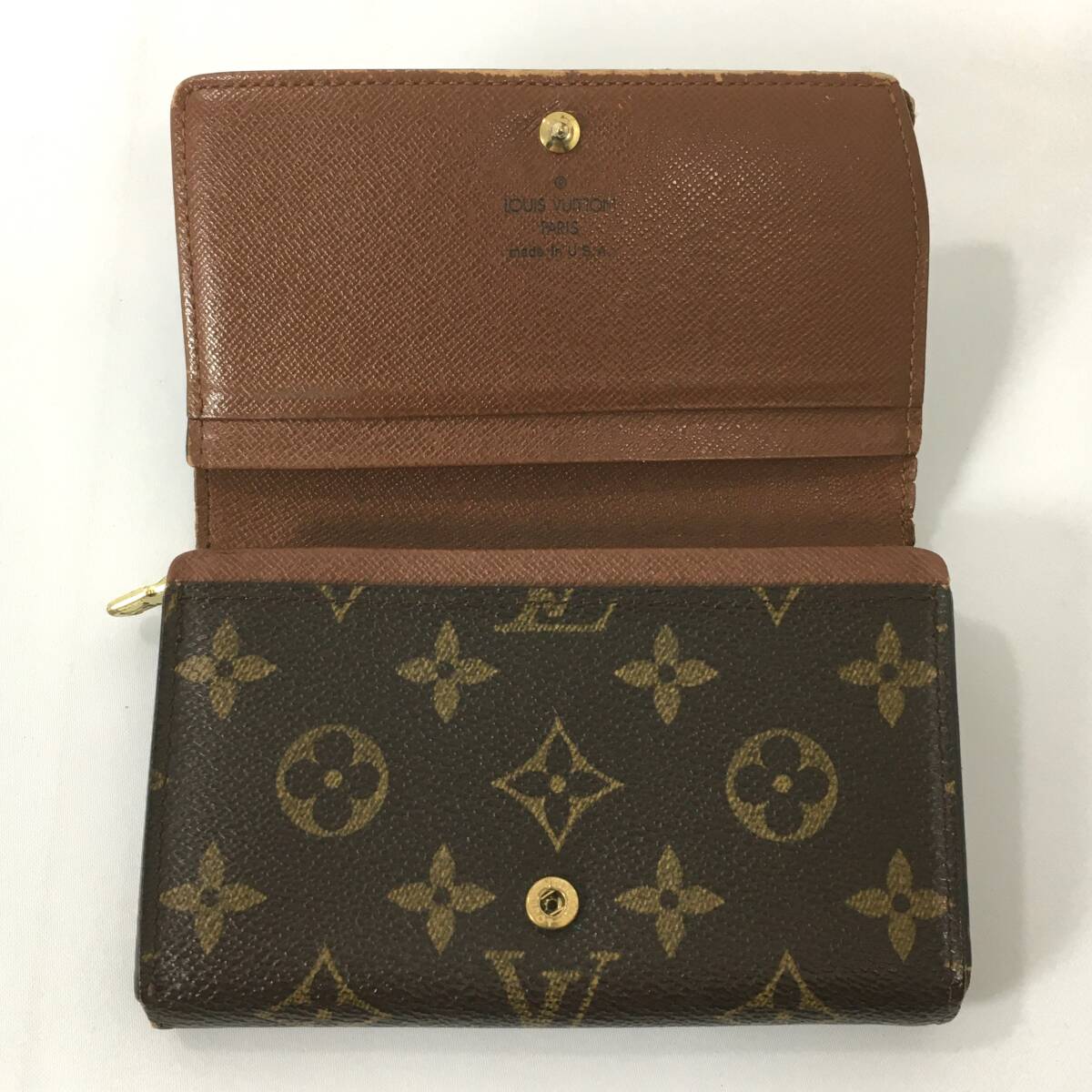 ルイヴィトン ポルトモネ・ビエ トレゾール M61730 モノグラム 財布 二つ折り LOUIS VUITTON_画像5