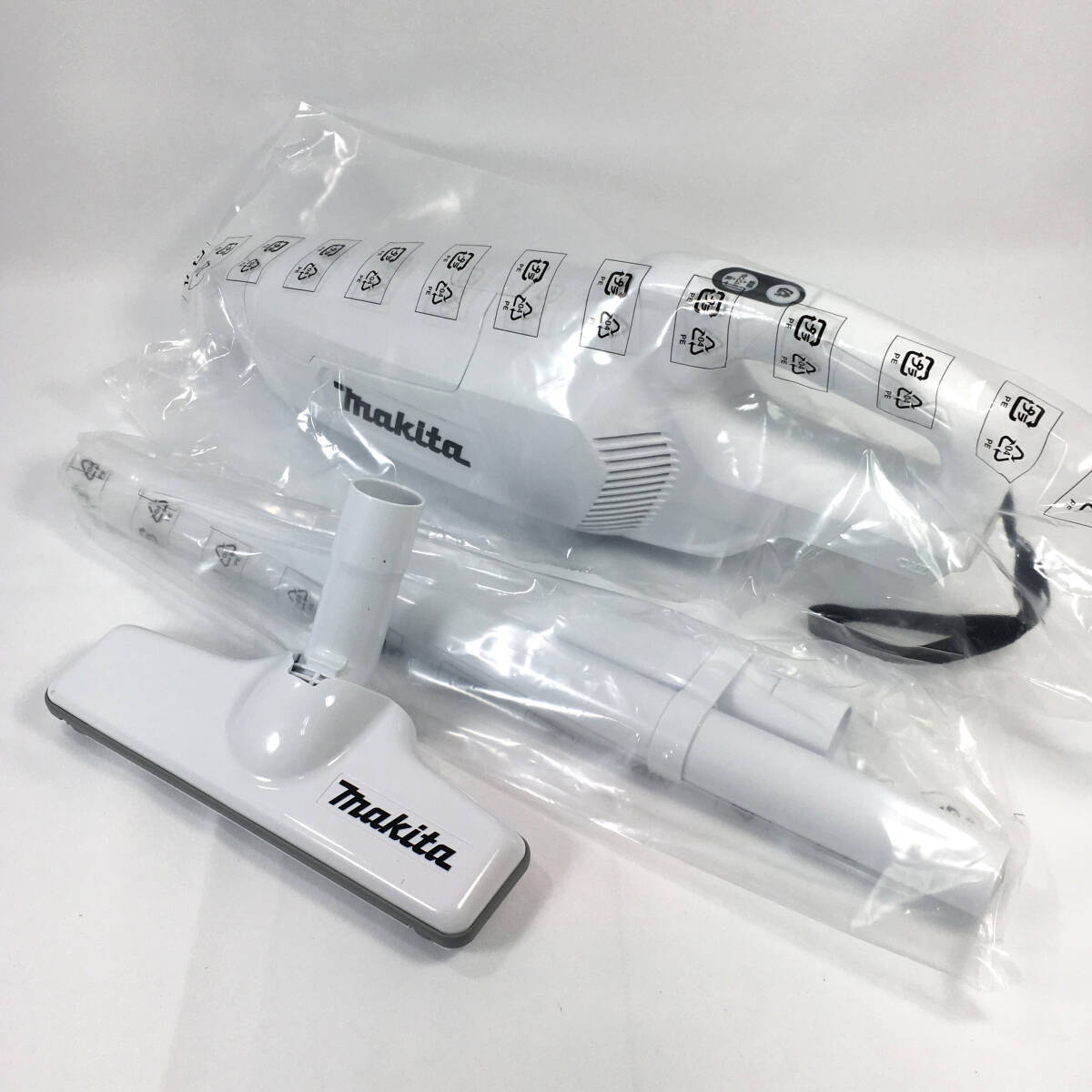 【 неиспользуемый 】 makita   перезаряжаемый  уборщик  CL107FDSHW  белый   аккумулятор  *   зарядное устройство  включено   бумага  упаковка ...  беспроводной    ручка  пылесос   makita
