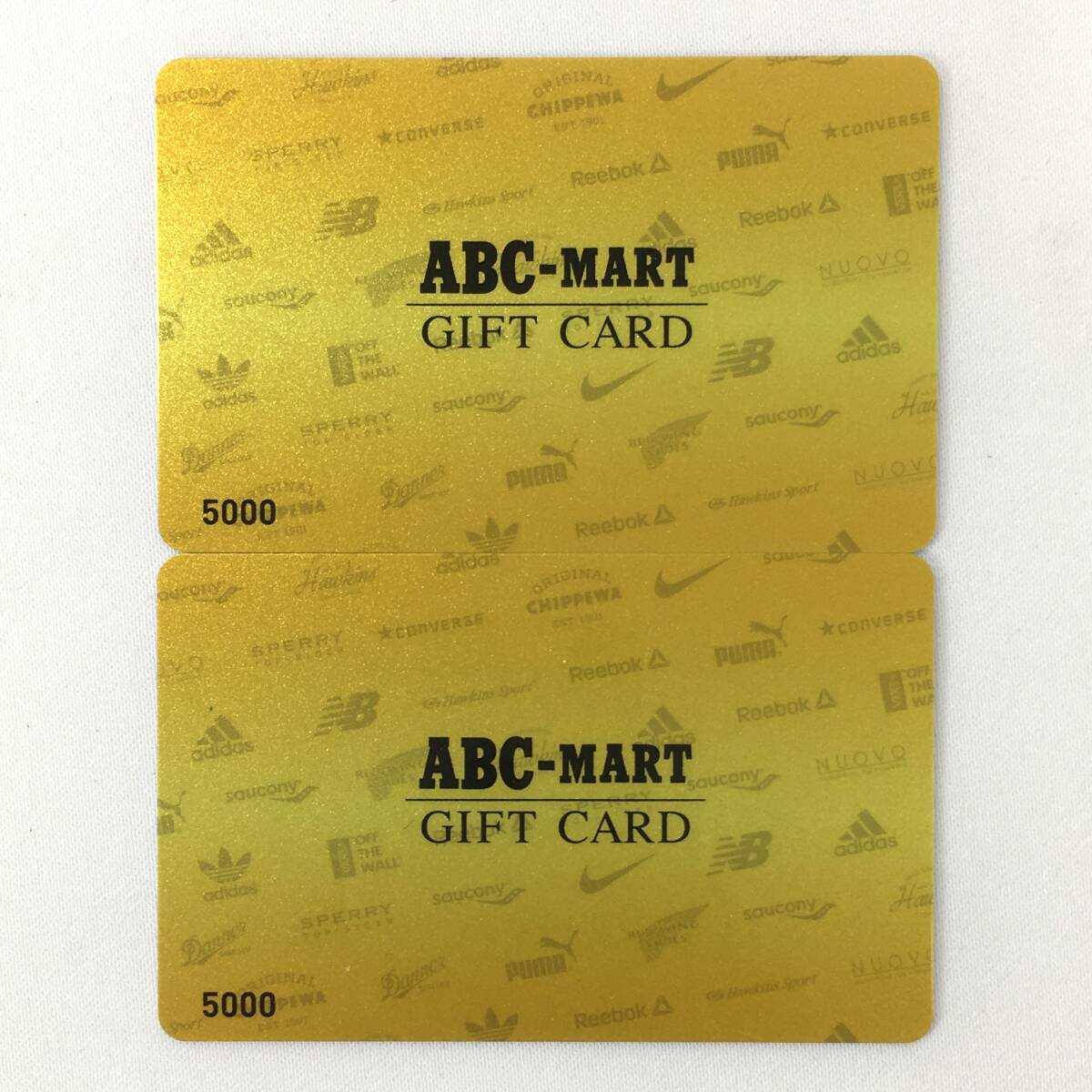 【１万円分】ABCマート ギフトカード 5000円×２枚 台紙付 2026/1/31まで ABC-MART (2)_画像2