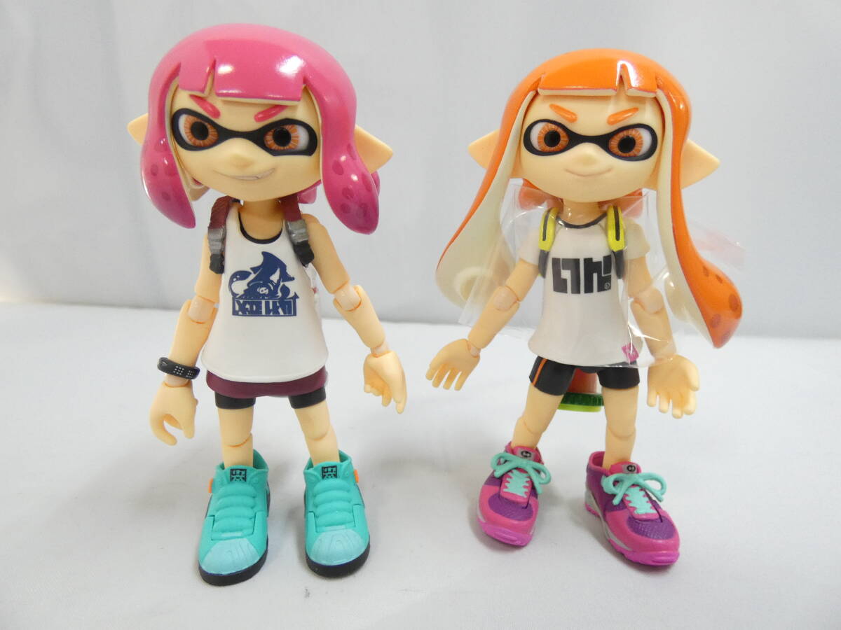 【中古】 figma 400-DX スプラトゥーン スプラトゥーン2 ガール DXエディション 【フィギュア】J1 S18の画像4